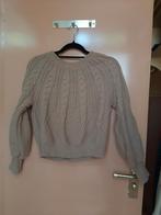 Beige kabeltrui maat S, Ophalen of Verzenden, Nieuw, Maat 36 (S), Beige