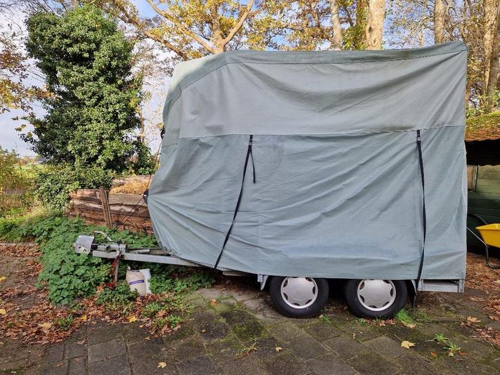 Paardentrailer 1 1/2 paards Wesco, Dieren en Toebehoren, Paarden en Pony's | Trailers en Aanhangwagens, Gebruikt, 1½-paards trailer