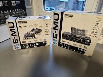 E-MU 1212M + E-MU 1616M + GRATIS ( EMU 0204 USB ) beschikbaar voor biedingen