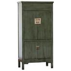 Chinees dressoir - Chinese kast - Chineese bruidskast Grijs, 100 tot 150 cm, Nieuw, Met hangruimte, Ophalen of Verzenden