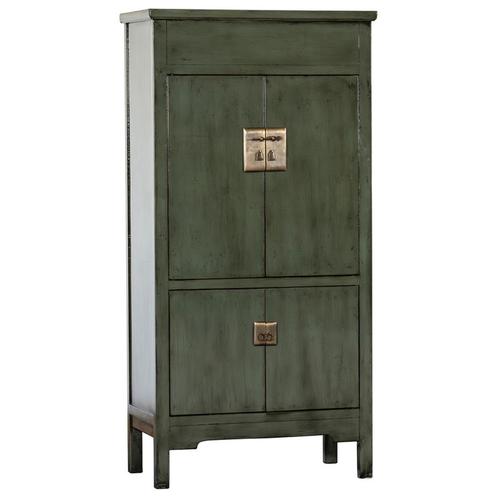 Chinees dressoir - Chinese kast - Chineese bruidskast Grijs, Huis en Inrichting, Kasten | Dressoirs, Nieuw, 100 tot 150 cm, 50 tot 75 cm