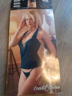 Sexy suede bustier setje cottelli collection Maat XL, Kleding | Dames, Verzenden, Zwart