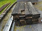 Vlonder planken en meranti balken, 250 cm of meer, Gebruikt, Ophalen of Verzenden, Hardhout