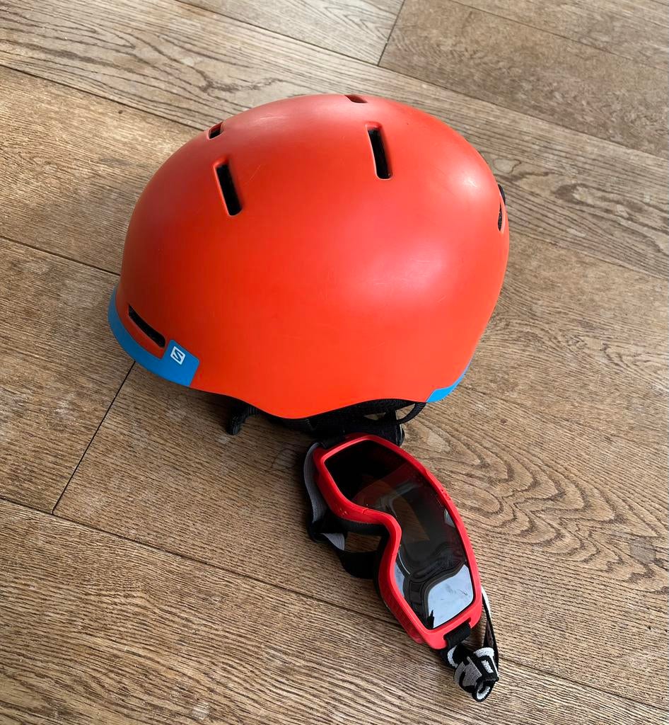 Kinder skihelm, Overige typen, Zo goed als nieuw, Minder dan 100 cm, Salomon