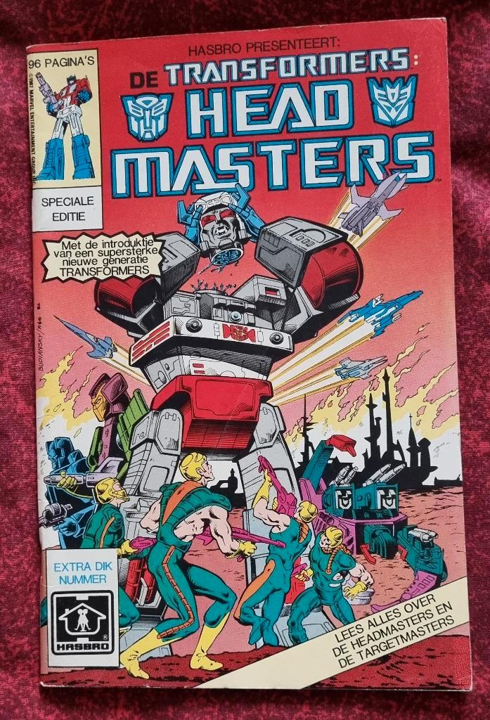 HASBRO | De TRANSFORMERS | Headmasters (Comic) | 1988, Verzamelen, Transformers, Zo goed als nieuw, Overige generaties, Autobots