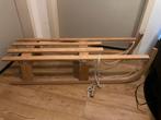 Houten inklapbare slee, Ophalen, Zo goed als nieuw