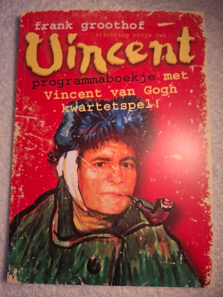 Vincent van Gogh programmaboekje + kwartetspel, gesigneerd, Boeken, Avontuur en Actie, Zo goed als nieuw, Ophalen of Verzenden