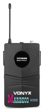 Draadloze UHF microfoon set, 1 Handmicrofoon + 1 Bodypack, Muziek en Instrumenten, Microfoons, Vonyx, Overige typen, Nieuw, Info@marbeco.nl