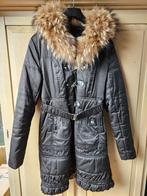 zwarte jas, Roberto Cavalli, maat L, Maat 38/40 (M), Verzenden, Zwart, Zo goed als nieuw