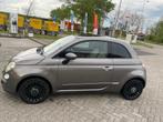 Fiat 500 1.2 AUT 51KW 2009 Grijs PANORAMADAK AUTOMAAT, Origineel Nederlands, Te koop, Benzine, 4 stoelen