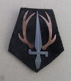 Knil / Indië  embleem / schildje  Stoottroepen, Verzamelen, Ophalen of Verzenden, Landmacht, Nederland, Embleem of Badge