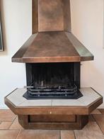 Mooi afgewerkte houtgestooke haard met ombouw en afvoer, Huis en Inrichting, Ophalen of Verzenden, Gebruikt, Houthaard