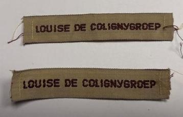 Scouting bandjes Louise de Colignygroep vintage set beschikbaar voor biedingen