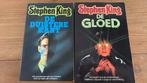 De duistere kant & De gloed van Stephen king, Boeken, Gelezen, Ophalen of Verzenden