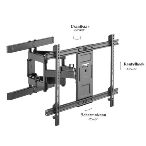 TV-muurbeugel 40 t/m 80 inch draai- kantelbaar, Audio, Tv en Foto, Televisiebeugels, Nieuw, Ophalen of Verzenden
