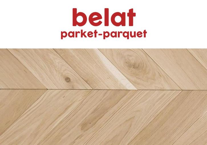 BELAT | Hongaarse punt lamelparket met 25% korting!, Doe-het-zelf en Verbouw, Vloerdelen en Plavuizen, Nieuw, Parket, Hout, 150 cm of meer