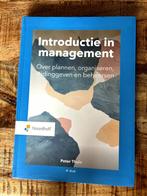 Studieboek Introductie in management, Boeken, Gelezen, Ophalen of Verzenden, Noordhoff Uitgevers, HBO