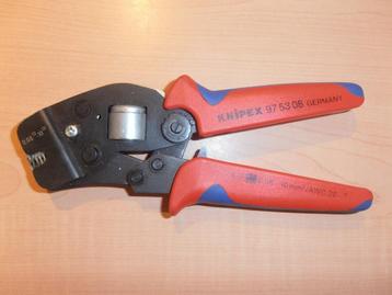 Zgan KNIPEX 97 53 08 adereindhuls krimptang 0,14 t/m 10mm. beschikbaar voor biedingen