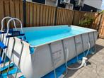 Bestway Powersteel zwembad. 412x201x122, Tuin en Terras, Gebruikt, 200 tot 300 cm, Rechthoekig, Ophalen