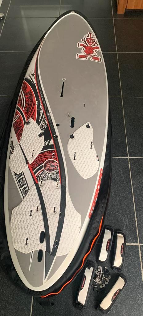 Starboard kode + neusprotector beginner / herintreders board, Watersport en Boten, Windsurfen, Zo goed als nieuw, Plank, Minder dan 250 cm