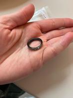 Tungsten Carbide Ring met Steen, 18 tot 19, IJzer of Staal, Zwart, Nieuw