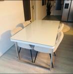 Eettafel met stoelen, Ophalen, Gebruikt, 50 tot 100 cm, Vijf personen of meer