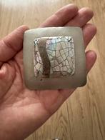 Vintage grote Langani broche abalone paua, Sieraden, Tassen en Uiterlijk, Broches, Ophalen of Verzenden, Zo goed als nieuw, Overige kleuren