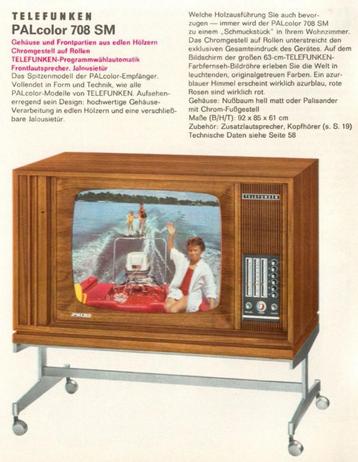 Telefunken palcolor 708sm 708 708t 708st kleur beschikbaar voor biedingen