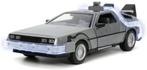 Jada Toys Delorean Back to the future 1 / Schaal 1:24 /NIEUW, Hobby en Vrije tijd, Modelauto's | 1:24, Auto, Jada Toys, Nieuw