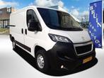 Peugeot Boxer 2.2 BlueHDi 140Pk L1/H1 Premium Airco Navi Cru, Auto's, Voorwielaandrijving, Stof, Gebruikt, 4 cilinders