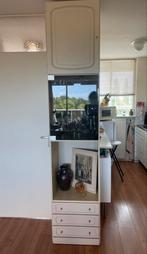Hoge smalle kast met laden& planken 240x 50x 40, Ophalen, Gebruikt, 200 cm of meer, Minder dan 150 cm