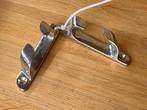 2 x RVS verhaalklamp / boegklamp 15 cm, Watersport en Boten, Ophalen of Verzenden, Zo goed als nieuw, Overige typen
