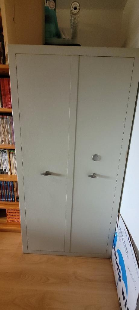 Zware dubbeldeurs archiefkluis (F.S. Essers), Huis en Inrichting, Brandblussers en Brandkasten, Zo goed als nieuw, Brandkast, Ophalen