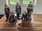 Kerststal inc Jezus, Jozef en maria met de drie koningen, Diversen, Kerst, Ophalen, Zo goed als nieuw