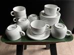 8 kop en schotels van IKEA Rondo servies, wit porselein, Huis en Inrichting, Ophalen of Verzenden, Zo goed als nieuw, Overige stijlen