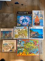 7 puzzels van 1000 stukjes, Ophalen, Gebruikt