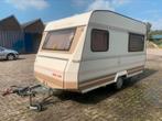 Dethleffs new line, Caravans en Kamperen, Caravans, Kachel, Vast bed, Treinzit, Particulier