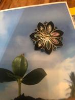 Broche alpaca mexico bloem, Sieraden, Tassen en Uiterlijk, Broches, Ophalen of Verzenden, Bruin, Overige materialen