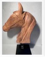 “Kerst” korting XL Houten paardenhoofd, leuk met lichtjes, Ophalen of Verzenden