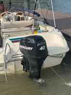 Mercury buitenboord motor, Ophalen, Met afstandsbediening, Zo goed als nieuw, Benzine