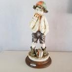 Giuseppe Armani figurine - schooljongetje met appel, Ophalen of Verzenden
