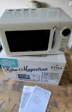 ZGAN - Nette retro magnetron beige van Etna, Witgoed en Apparatuur, Magnetrons, Ophalen of Verzenden, Draaiplateau, Magnetron