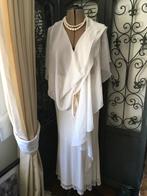 ELFENHAUT' VLOEIENDE ROK ZIJDEN MESH-STOF MT 42 NIEUW € 149, Kleding | Dames, Rokken, ELFENHAUT, Verzenden, Beige, Maat 42/44 (L)