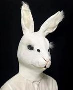 White Siliconen Bunny Mask, Cosplay, Hobby en Vrije tijd, Kostuums, Theaterbenodigdheden en LARP, Nieuw, Verzenden