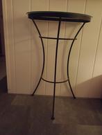 Gietijzeren sidetable, Huis en Inrichting, Tafels | Sidetables, Ophalen, 50 tot 100 cm, Zo goed als nieuw, Overige vormen