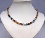 ketting van 6 mm kraaltjes agaat 47 cm lang,, Ophalen of Verzenden, Nieuw, Overige kleuren, Steen of Mineraal
