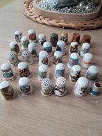 Collectie van 40 Vingerhoedjes, Verzamelen, Ophalen of Verzenden, Zo goed als nieuw, Overige materialen, Nederland