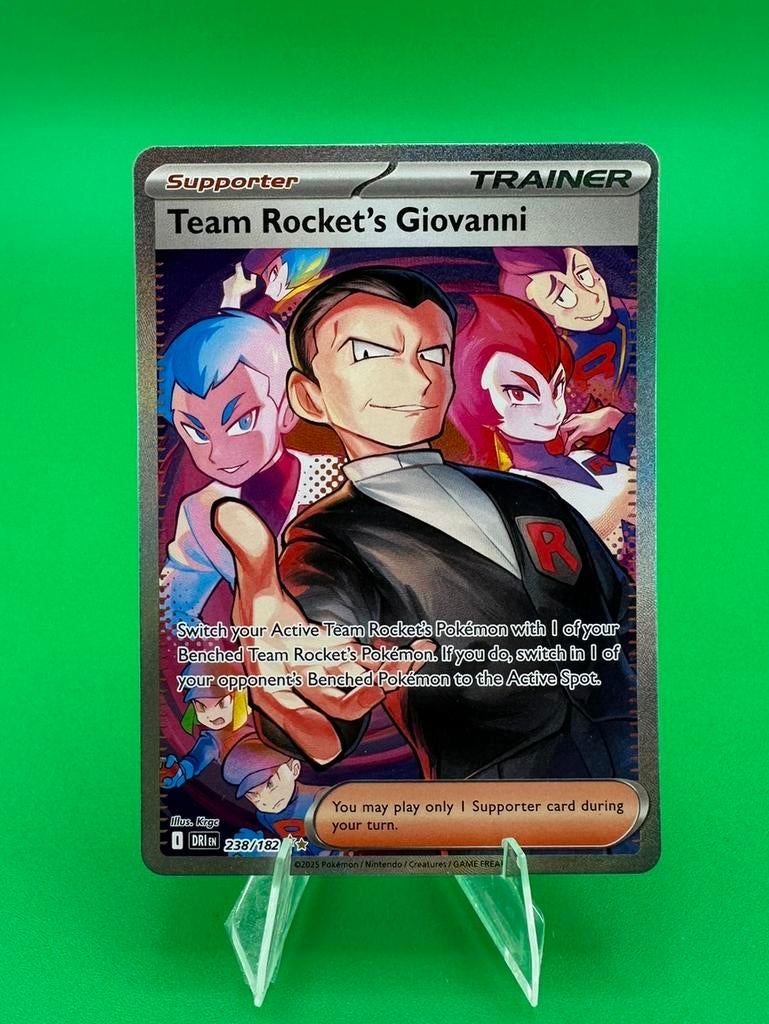 Team rocket’s giovanni 238 / 182, Ophalen of Verzenden, Zo goed als nieuw