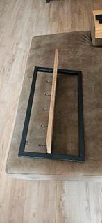 Wandplank mango hout en staal., Huis en Inrichting, Woonaccessoires | Wandplanken en Boekenplanken, Ophalen of Verzenden, Zo goed als nieuw