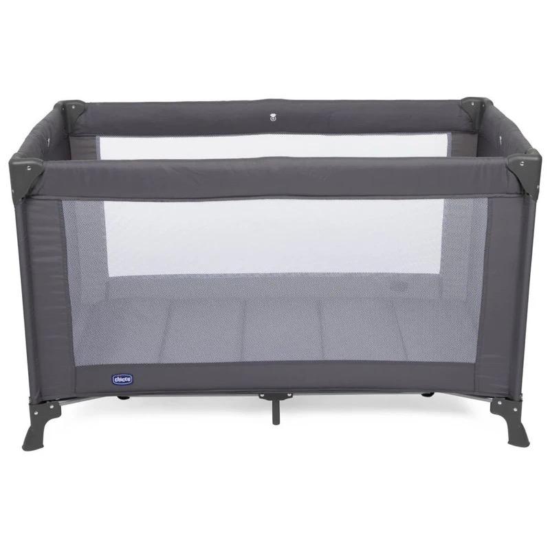 Reisbed Chicco Good Night, dark grey (nieuw, ongebruikt), Kinderen en Baby's, Kinderkamer | Bedden, Ophalen, Nieuw, Minder dan 140 cm